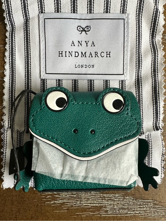 Anya Hindmarch Accessories - Anya Hindmarch ear phones pouch frog